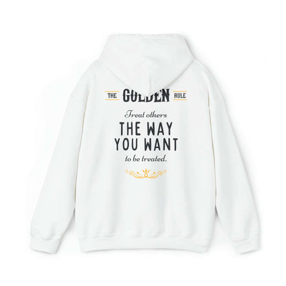 GOLDEN Rule Hooded SweatshirtWolfe Paw DesignsGOLDEN Rule Hooded SweatshirtTreat others the way you want to be treated.
Look for this design in other styles!
50% cotton, 50% polyester (fiber content may vary for different colors)Medium-heavThe GOLDEN Rule Hooded Sweatshirt