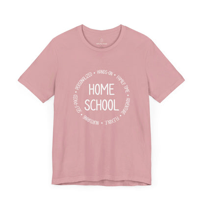 Homeschool & its Benefits Womens Short Sleeve Shirt