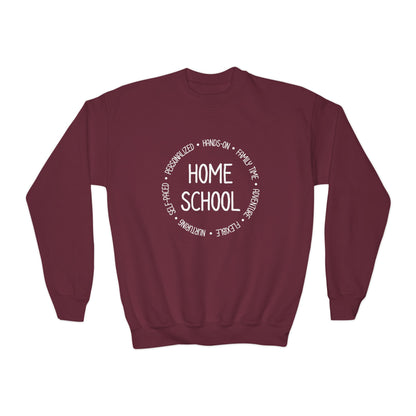 Homeschool & its Benefits Youth Sweatshirt