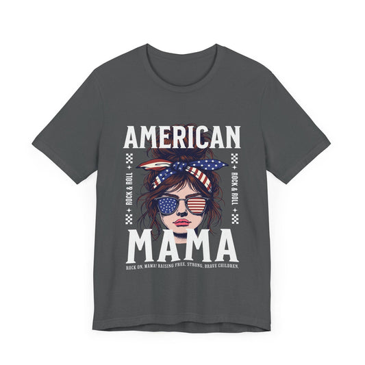 American Mama Rock n Roll Shirt for Women