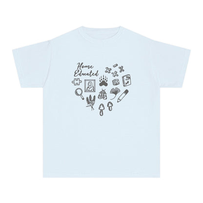 Home Educated Wild Heart Kids Youth Shirt for Homeschool child