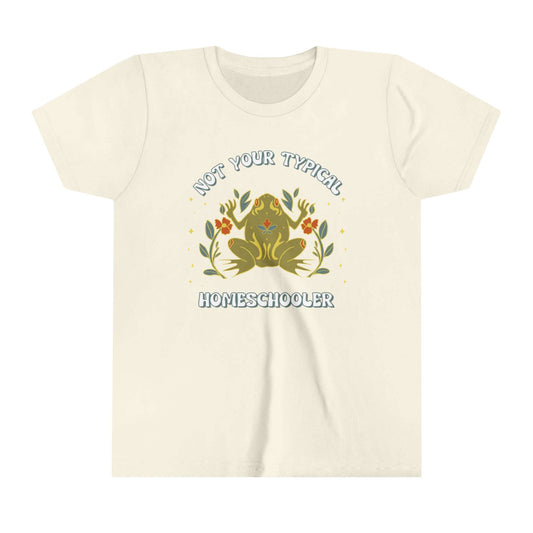 Typical Homeschooler Kids Short Sleeve Tee ShirtWolfe Paw DesignsTypical Homeschooler Kids Short Sleeve Tee ShirtMatch with your little and check out this style for Moms!
Bella+Canvas Unisex 



 
S
M
L
XL




Width, in
15.24
16.26
17.24
18.23


Length, in
20.87
22.13
23.39
24.Not Your Typical Homeschooler Kids Short Sleeve Tee Shirt