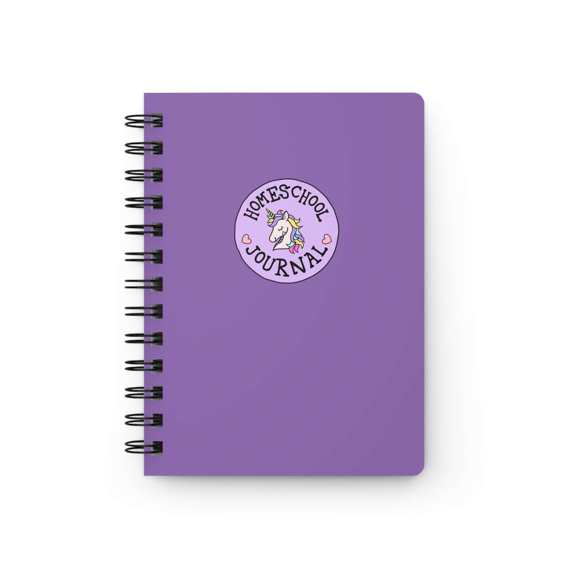 Unicorn Spiral Bound Homeschool JournalWolfe Paw DesignsUnicorn Spiral Bound Homeschool JournalPurple - Unicorn Homeschool lined journal 
Your homeschooler can now write in style with our themed lined journals made for kids just like yours!
Each color has its Unicorn Spiral Bound Homeschool Journal