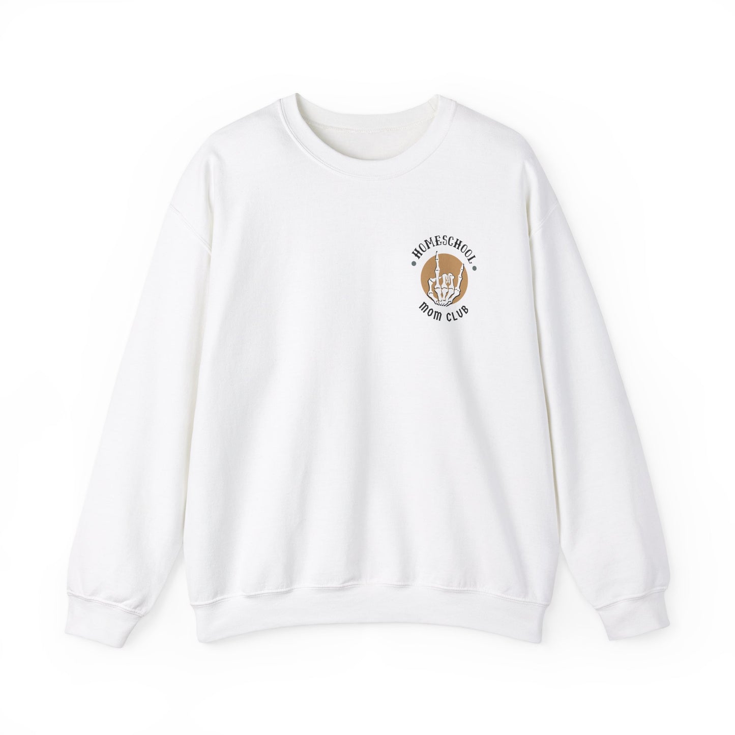 Copy of Homeschool Mom Club - This Counts as School Crewneck Sweatshirt