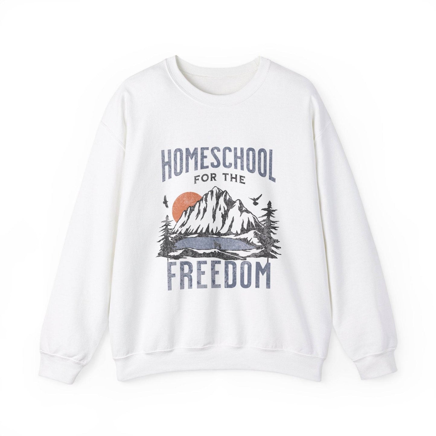 Homeschool For The Freedom Adult Crewneck Sweatshirt