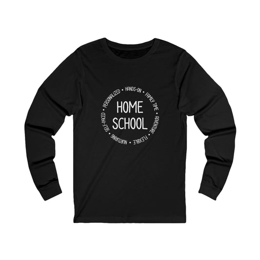 Homeschool & the Benefits Womens Long Sleeve Shirt