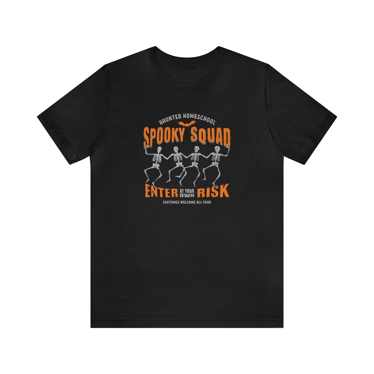 Spooky Squad Homeschool Mom Short Sleeve Tee Shirt