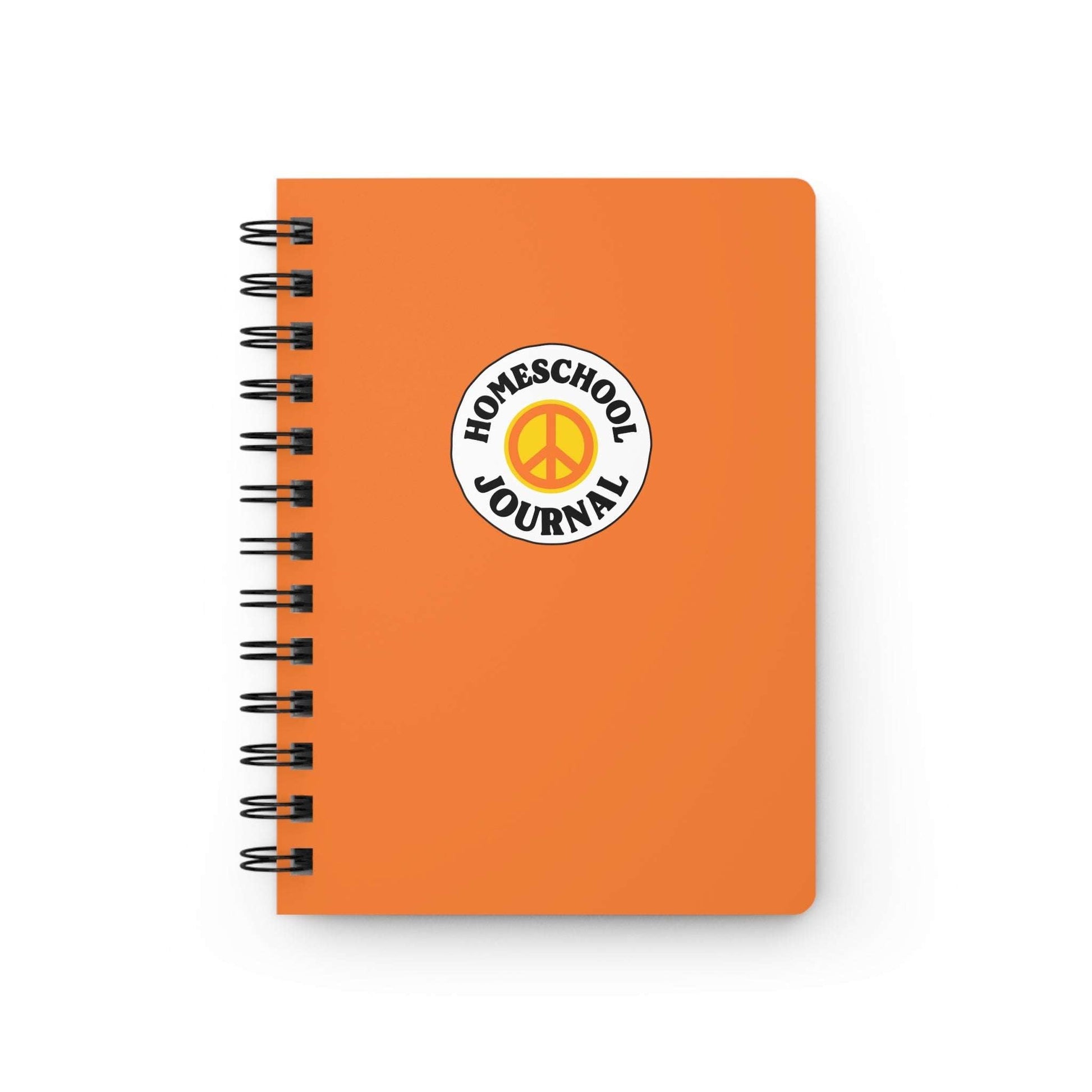 Peace Homeschool Spiral Bound JournalWolfe Paw DesignsPeace Homeschool Spiral Bound JournalOrange - Peace symbol Homeschool lined journal 
Your homeschooler can now write in style with our themed lined journals made for kids just like yours!
Each color hasPeace Homeschool Spiral Bound Journal