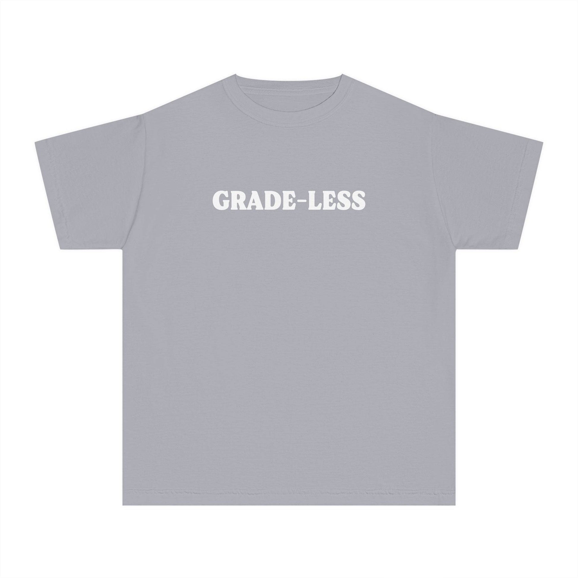 Grade-less Kids Funny Tee Shirt for Homeschoolers