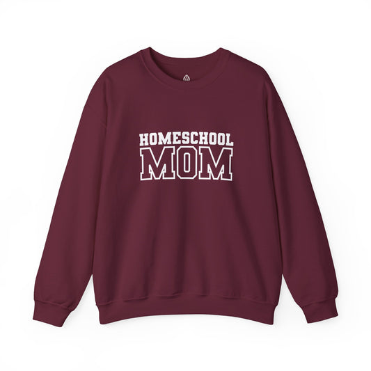 Homeschool Mom but Sporty Crewneck Sweatshirt