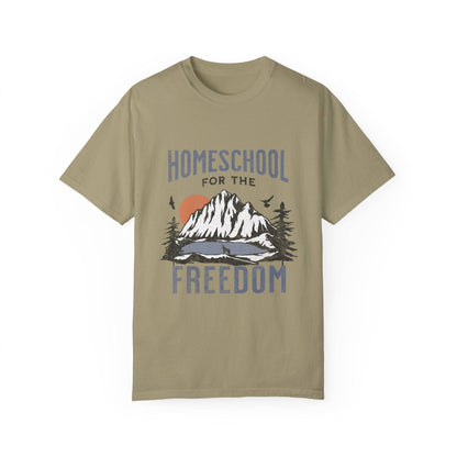 Homeschool For The Freedom Tee Adult Shirt Short Sleeve
