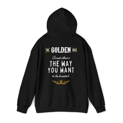 GOLDEN Rule Hooded SweatshirtWolfe Paw DesignsGOLDEN Rule Hooded SweatshirtTreat others the way you want to be treated.
Look for this design in other styles!
50% cotton, 50% polyester (fiber content may vary for different colors)Medium-heavThe GOLDEN Rule Hooded Sweatshirt