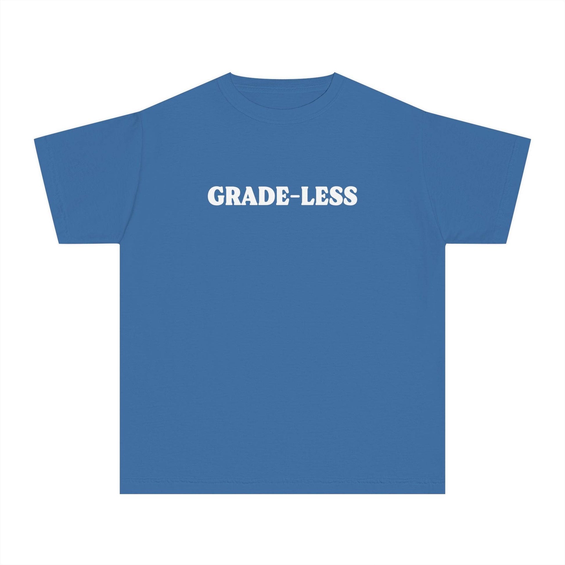 Grade-less Kids Funny Tee Shirt for Homeschoolers