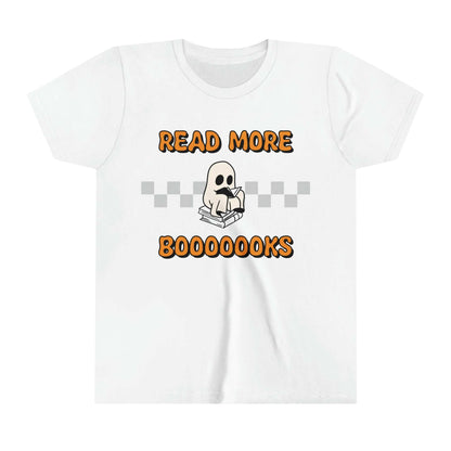 Booooooks Kids Short Sleeve Tee ShirtWolfe Paw DesignsBooooooks Kids Short Sleeve Tee ShirtKids will love this Halloween themed short sleeve tee.Perfect for your book lover!
100% Airlume combed and ring-spun cotton
Bella+Canvas Unisex



 
S
M
L




Width,Read More Booooooks Kids Short Sleeve Tee Shirt