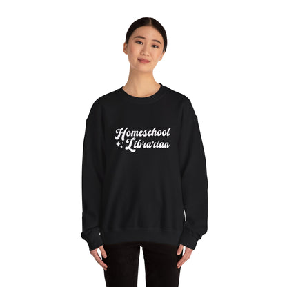 Homeschool Librarian Crewneck Sweatshirt