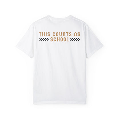 This Counts As School Rad Kid Club Shirt for Homeschool Kids
