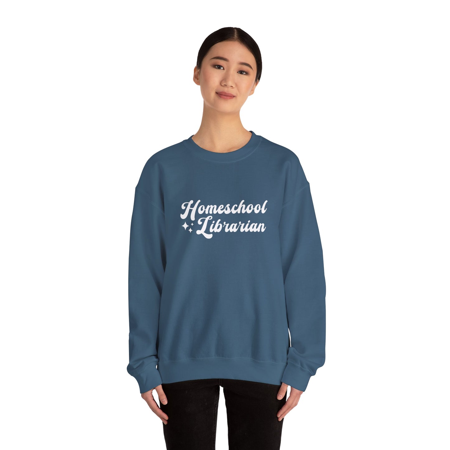 Homeschool Librarian Crewneck Sweatshirt