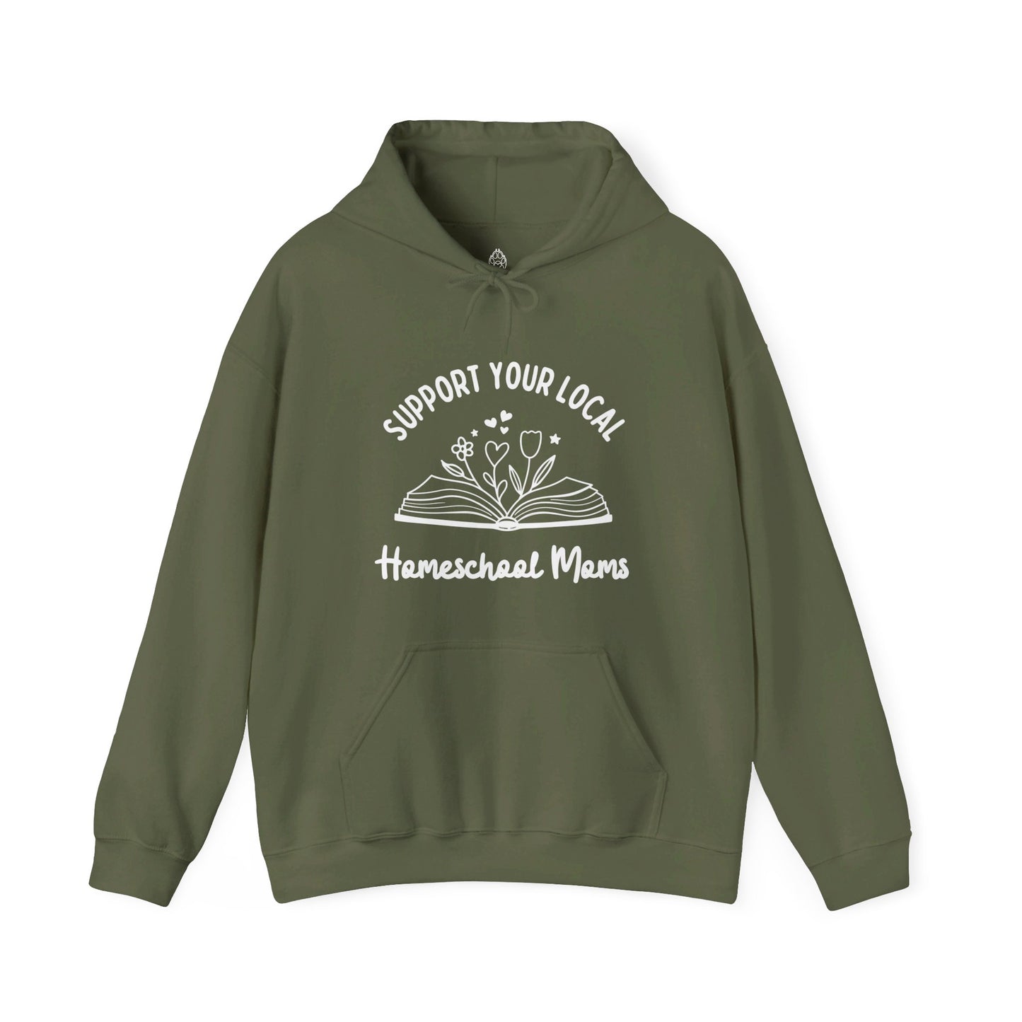 Support Your Local Homeschool Moms Hooded Sweatshirt