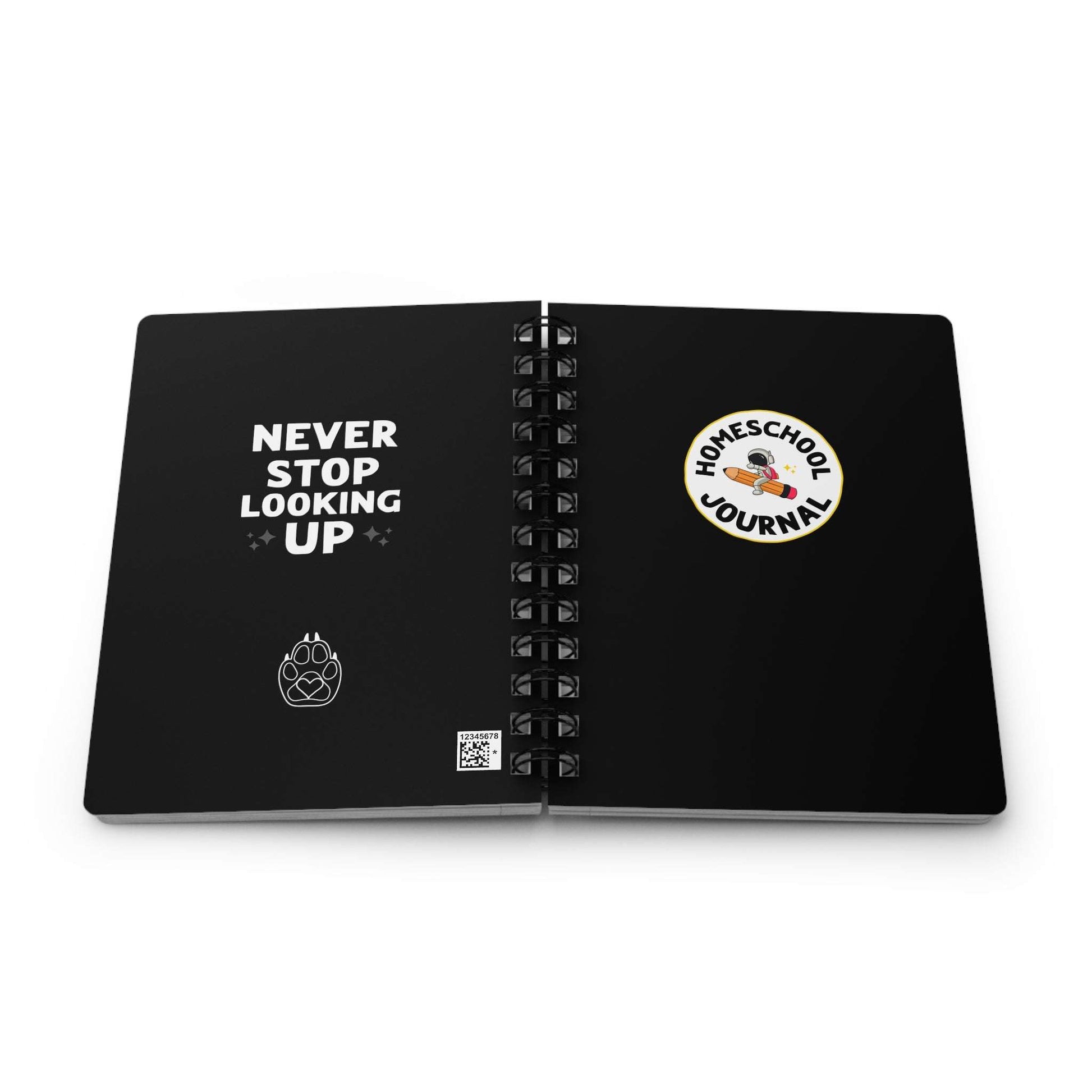 Astronaut Homeschool Spiral Bound JournalWolfe Paw DesignsAstronaut Homeschool Spiral Bound JournalBlack  - Astronaut Homeschool lined journal 
Your homeschooler can now write in style with our themed lined journals made for kids just like yours!
Each color has itAstronaut Homeschool Spiral Bound Journal