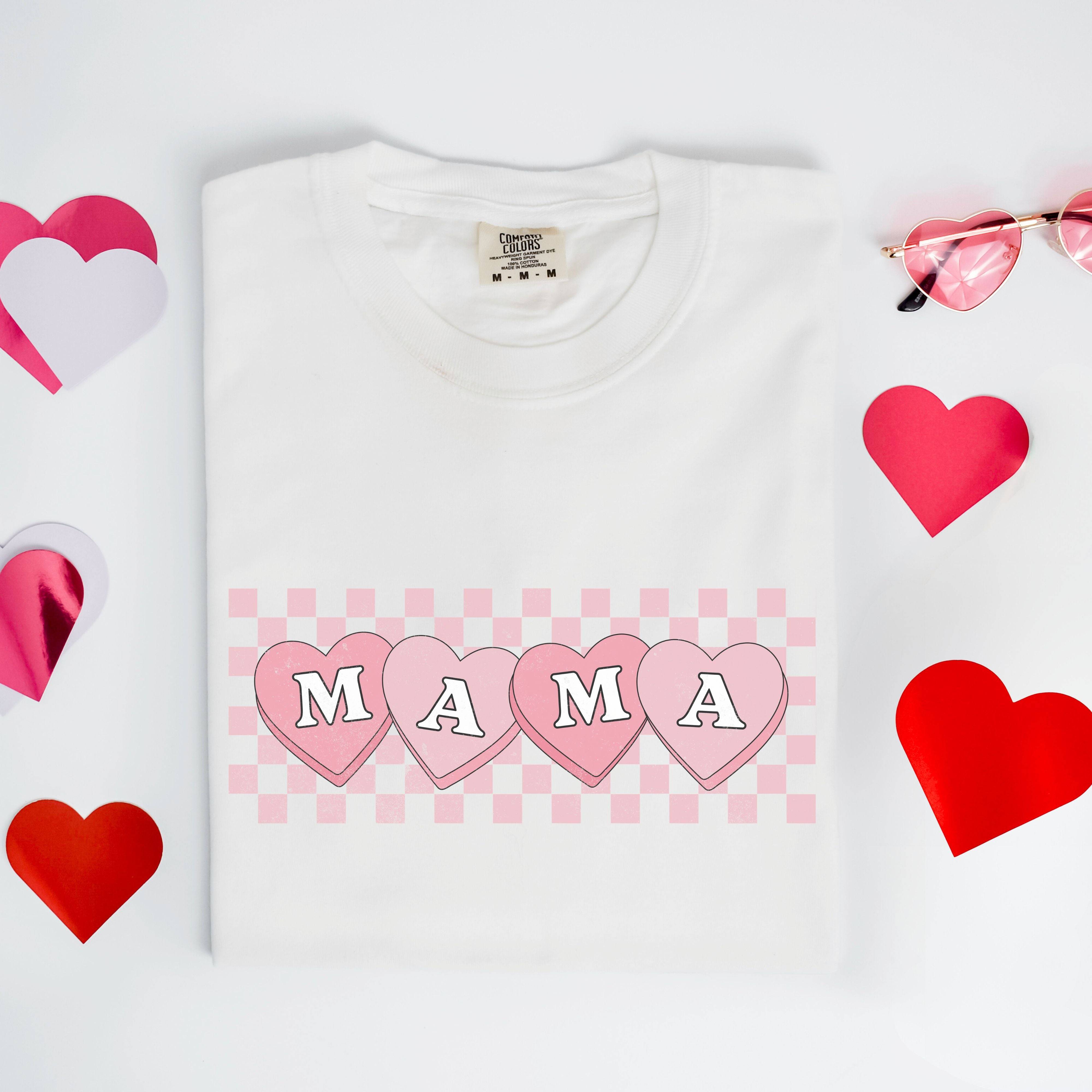 Mama Checkered Heart Uvdtf Decal — LAWS & OAKS