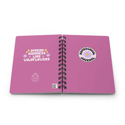 Flower Homeschool Spiral Bound JournalWolfe Paw DesignsFlower Homeschool Spiral Bound JournalPink - Flower Homeschool lined journal 
Your homeschooler can now write in style with our themed lined journals made for kids just like yours!
Each color has its ownFlower Homeschool Spiral Bound Journal