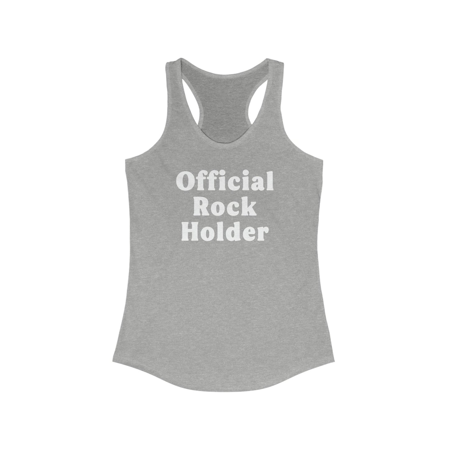 Official Rock Holder Women's Racerback Tank