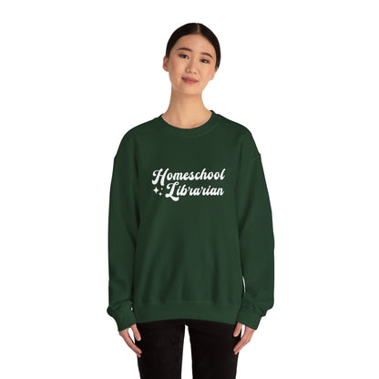 Homeschool Librarian Crewneck Sweatshirt