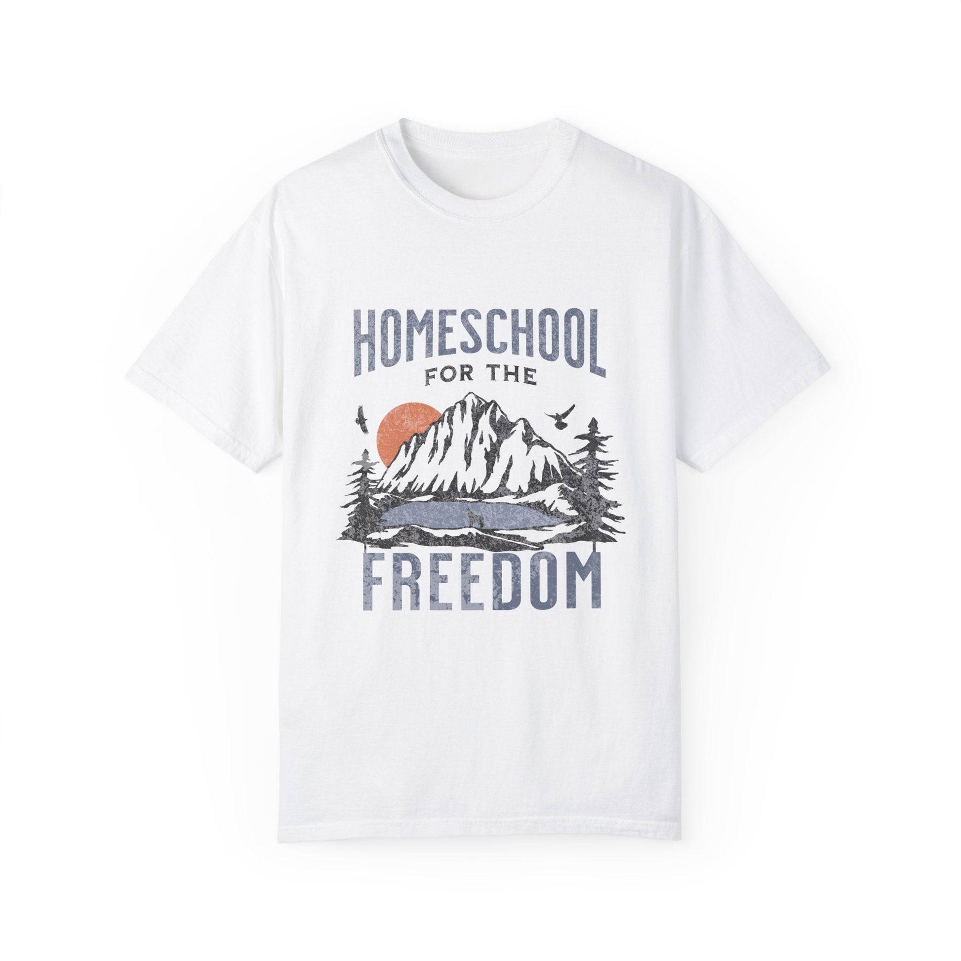 homeschool teenager shirt homeschoool for the freedom