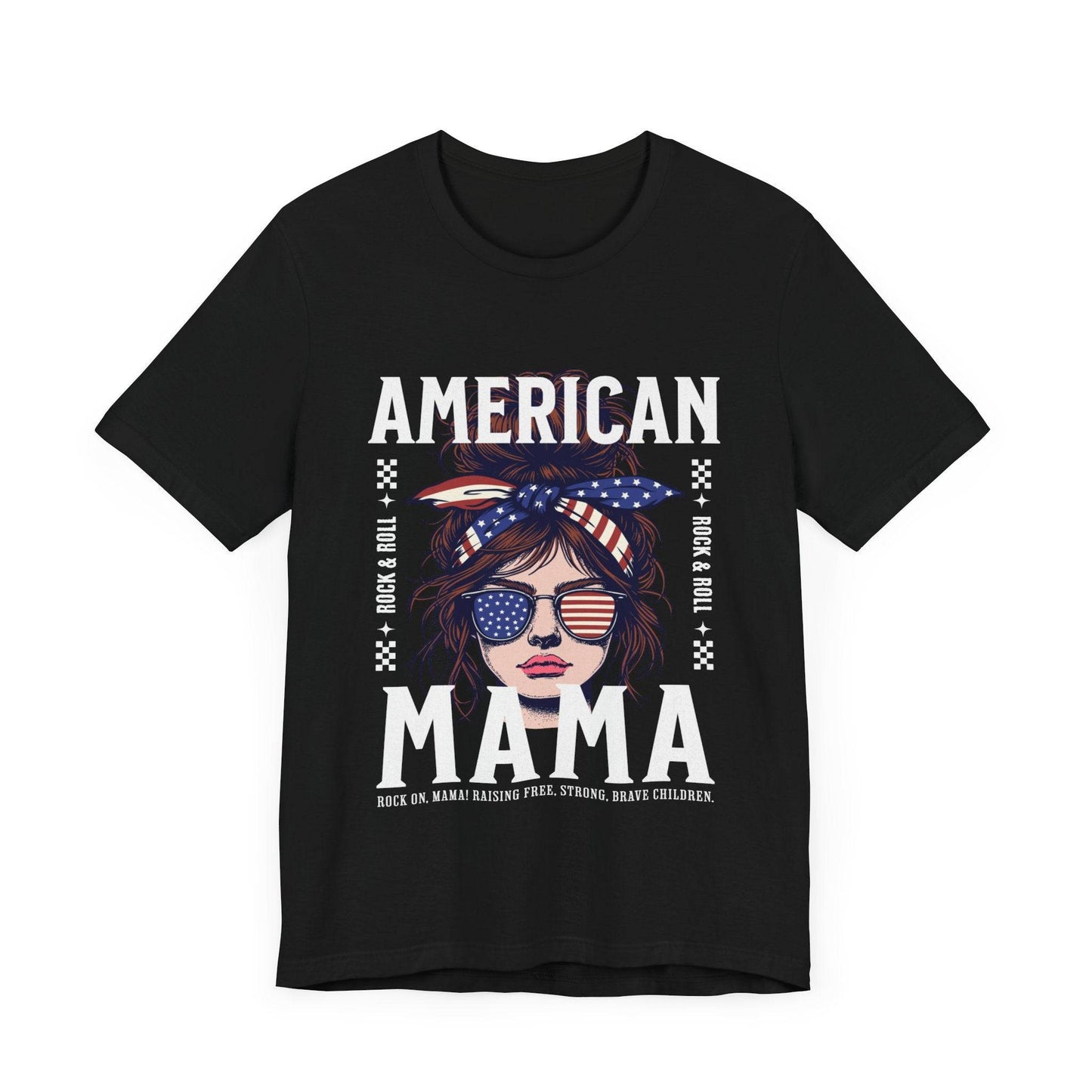 American Mama Rock n Roll Shirt for Women