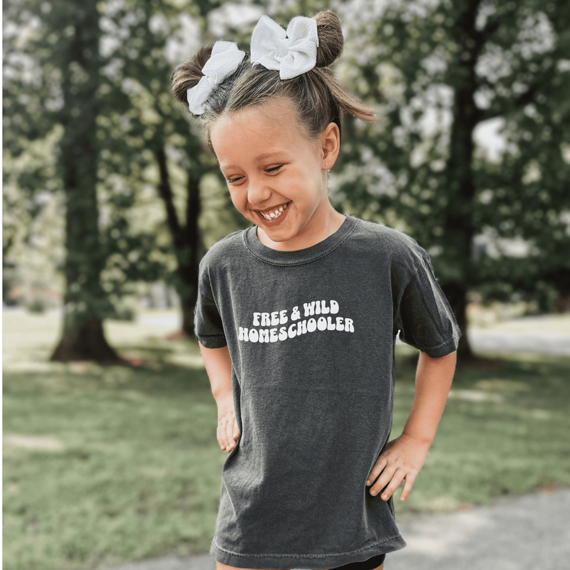 Free & Wild Homeschooler Kids Midweight Tee ShirtWolfe Paw DesignsFree & Wild Homeschooler Kids Midweight Tee ShirtA bright colored tee for your homeschooler.
100% combed ringspun cottonComfort Colors Tee



 
XS
S
M
L
XL




Width, in
13.50
14.50
16.50
17.50
19.50


Length, in
1Free & Wild Homeschooler Kids Midweight Tee Shirt