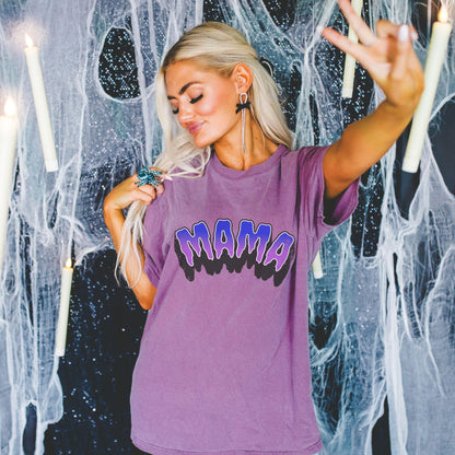 Mama Spooky Vibes Short Sleeve Shirt for Women