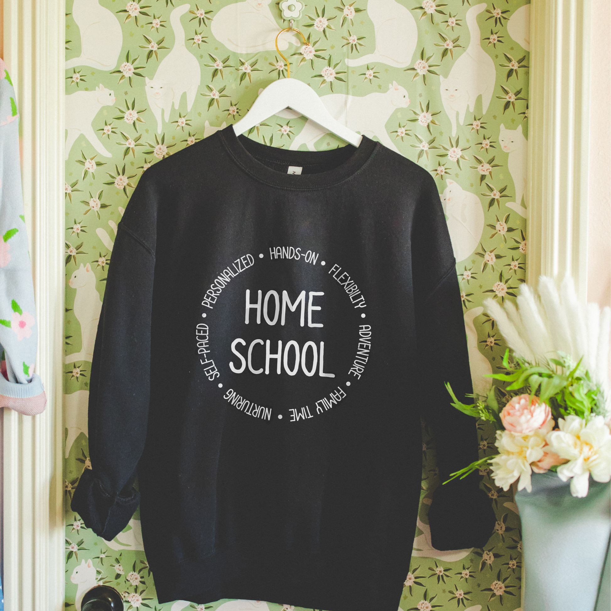 Home School & the Benefits Sweater for Mom