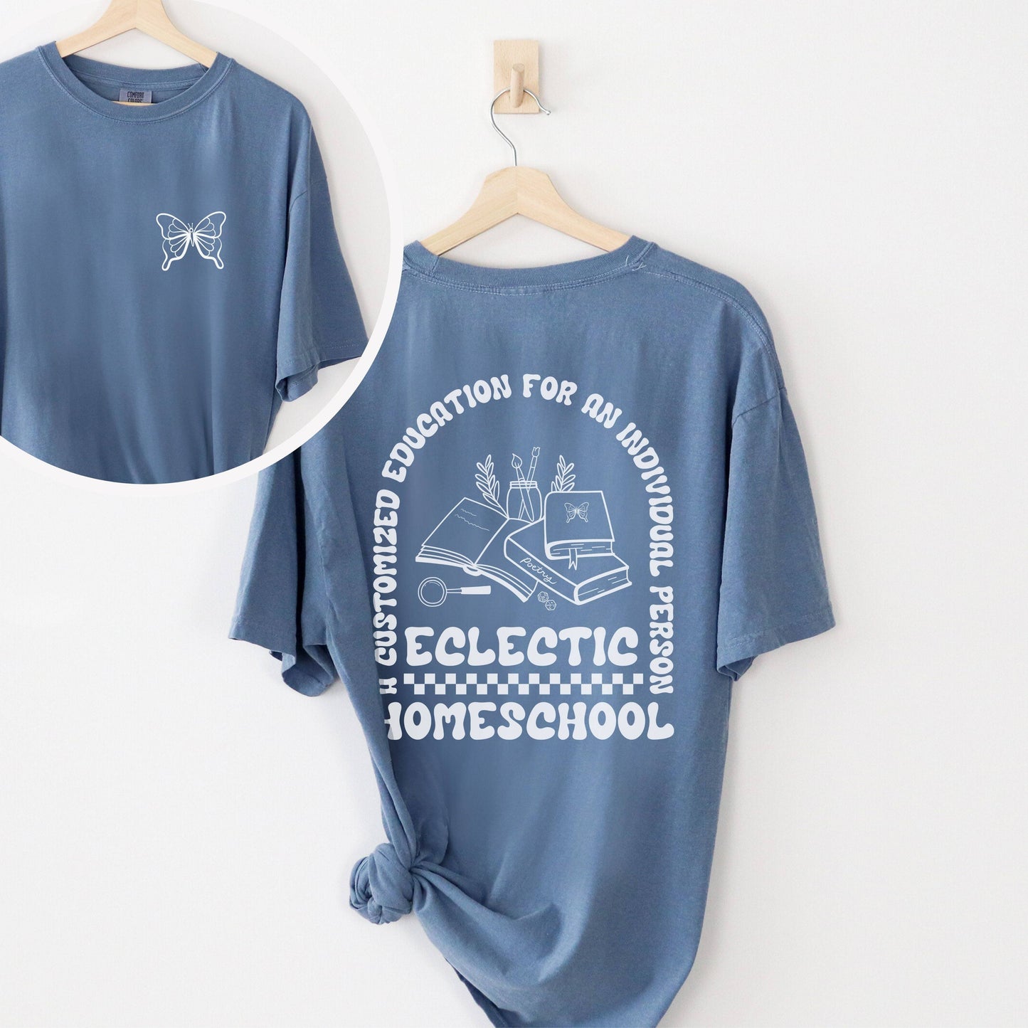 Eclectic Homeschool Tee Shirt For Moms Retro Style 2