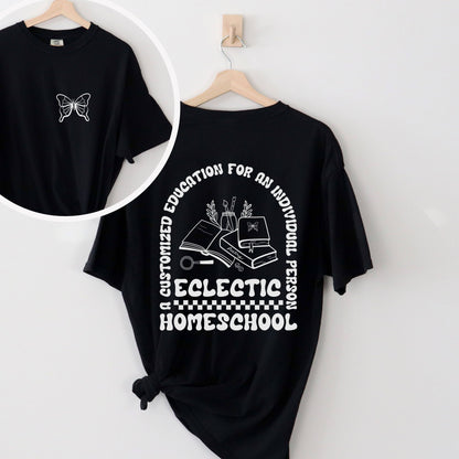 Eclectic Homeschool Tee Shirt For Moms Retro Style 2