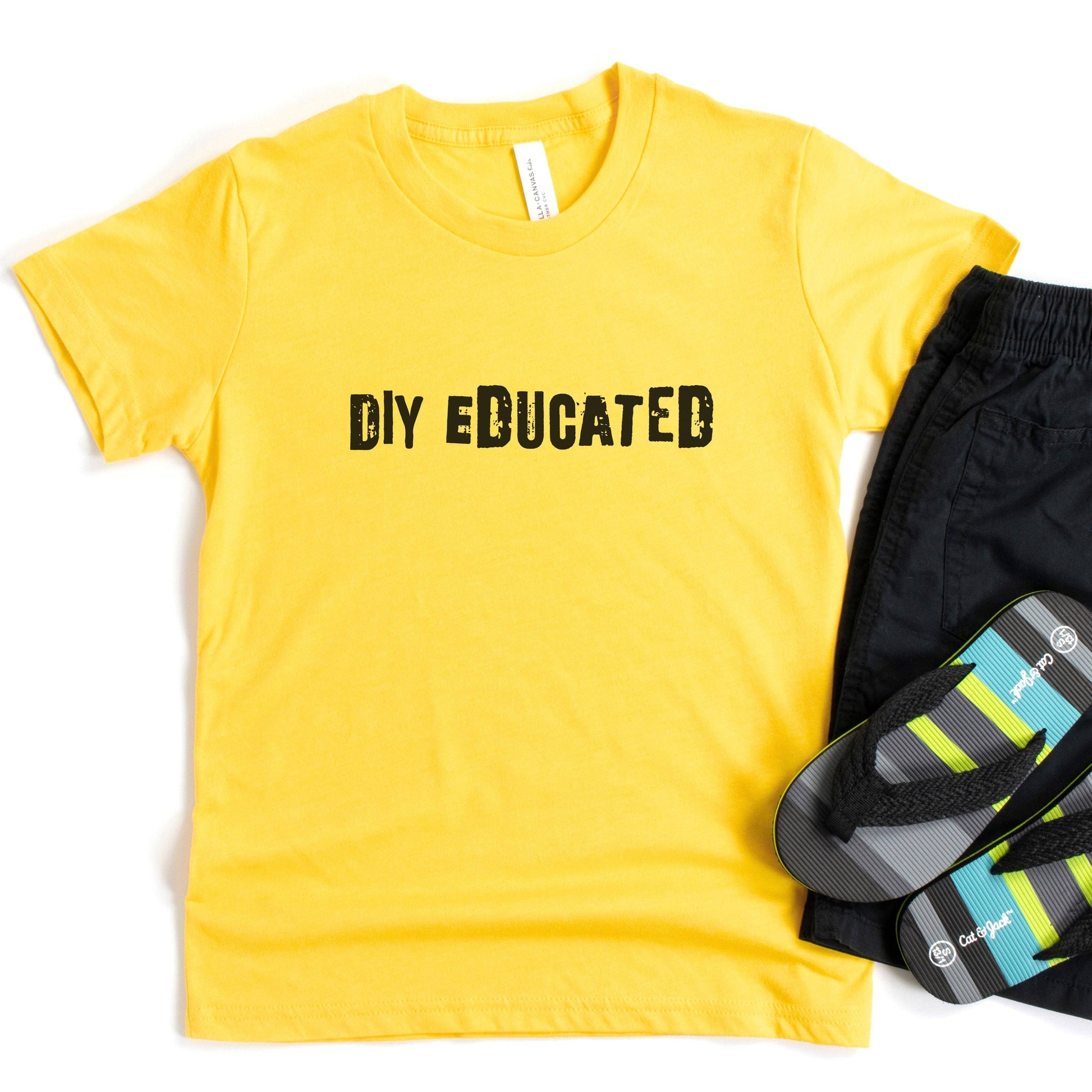 DIY Educated Youth Short Sleeve Shirt for Homeschoolers