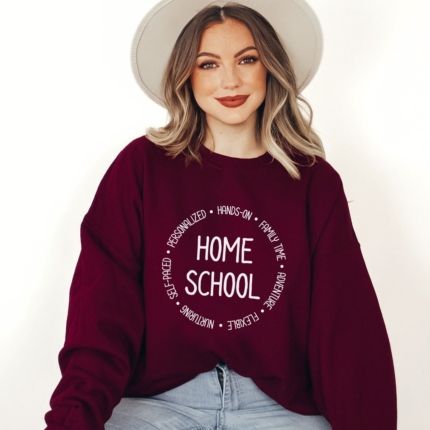 Home School & the Benefits Sweater for Mom