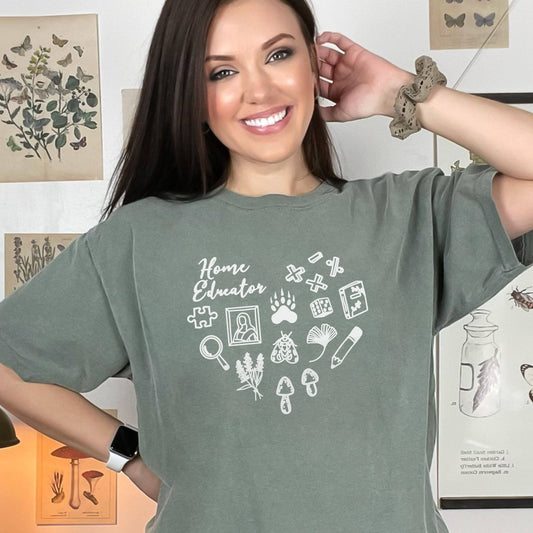Home Educator Wild Heart Moms T-shirt Homeschool Shirt