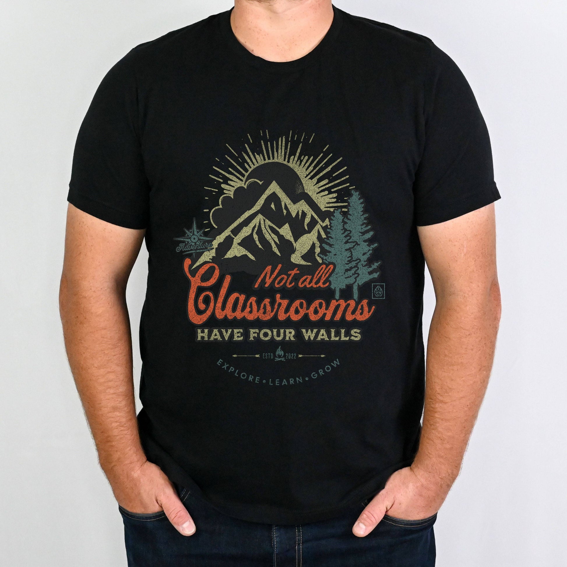 Not All Classrooms Have Four Walls Adult Short Sleeve Shirt