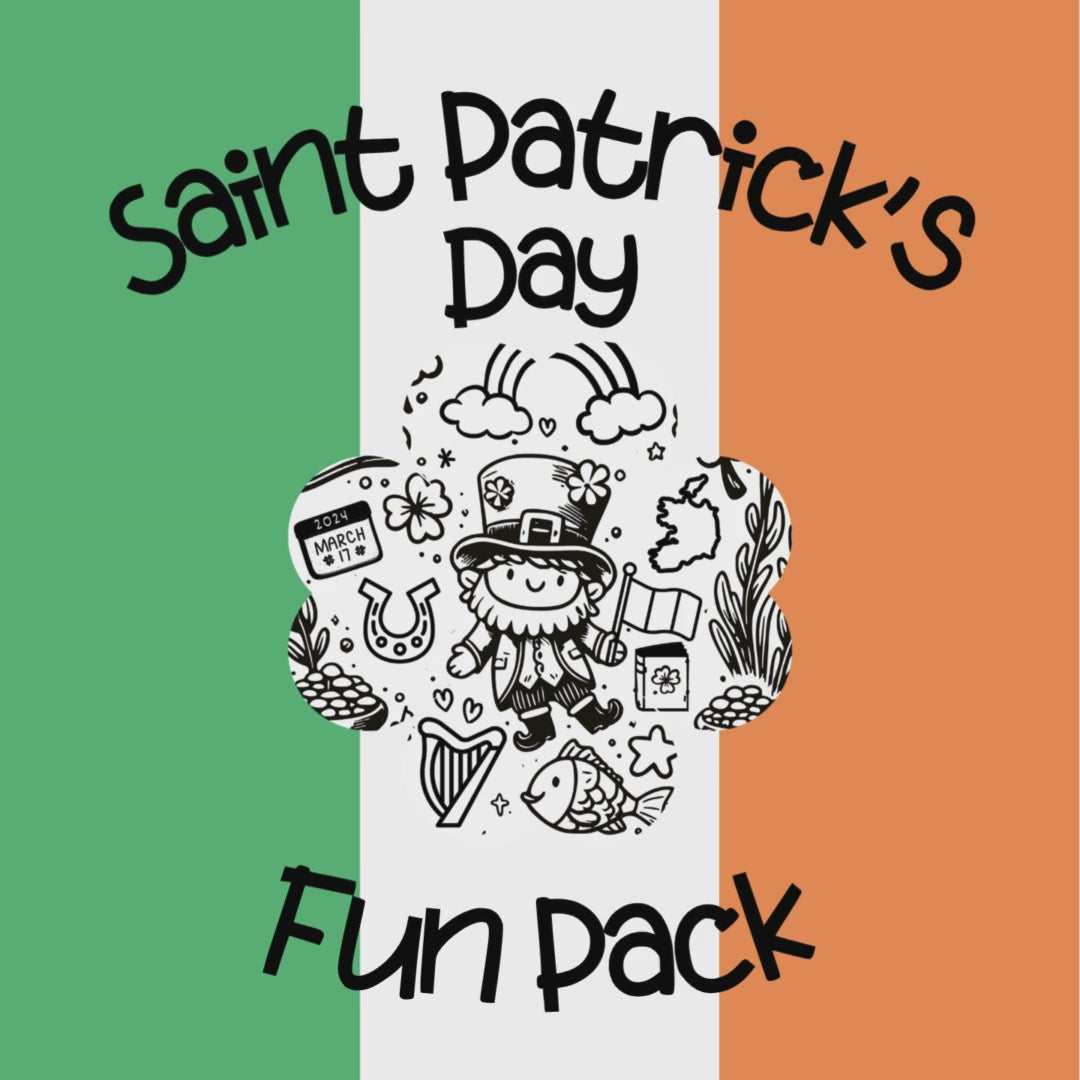 Saint Patrick's Day Fun Pack for Homeschool Elementary Aged Kids