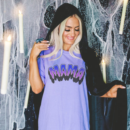 Mama Spooky Vibes Short Sleeve Shirt for Women