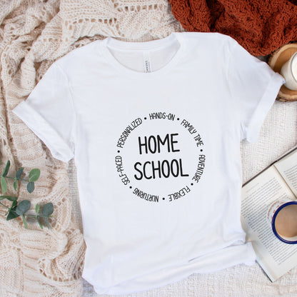 Homeschool & its Benefits Womens Short Sleeve Shirt